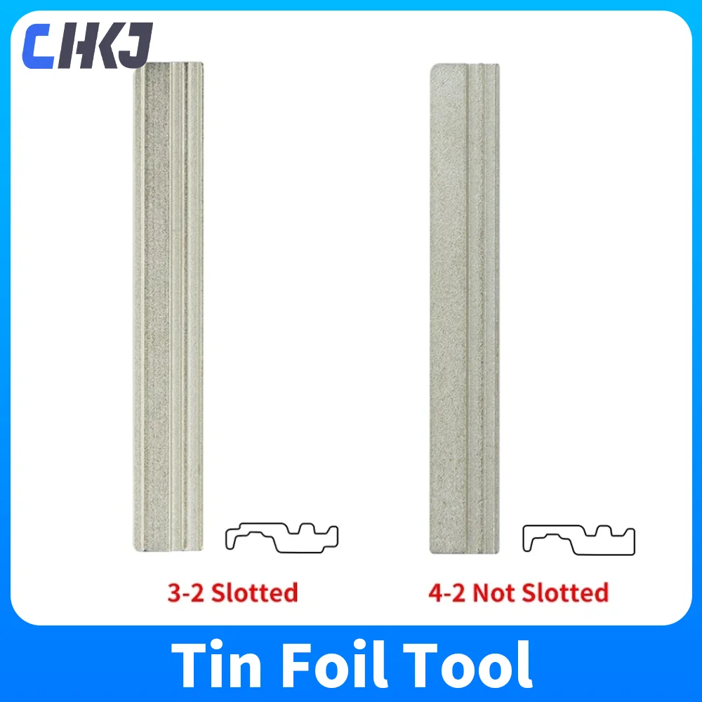 CHKJ 2 Types Tin foil tool AB film with groove on the side and no groove on the side Locksmith tools