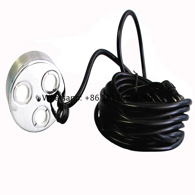 900ML Piezoelectric Transducer Mist Maker Ultrasonic Fogger Mist Cooling System 3 Head Mist Maker