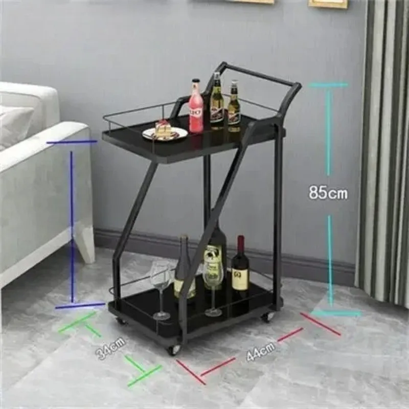 

Light Luxury Style Machine Trolley for Hairdresser Cosmetic Furniture Aluminum Rolling Utility Dressing Stroller Beauty Beech