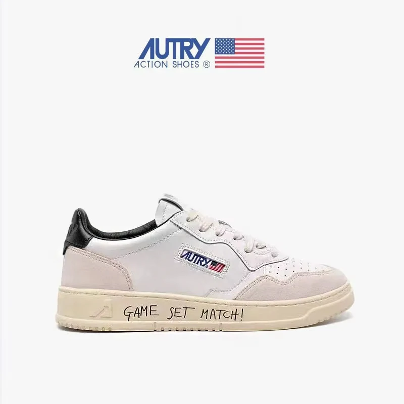 New Color Autry Medalist Low White Sneakers Women Shoes Casual Sport Skateboard Shoes Breathable Vulcanized Shoes For Ladies Men