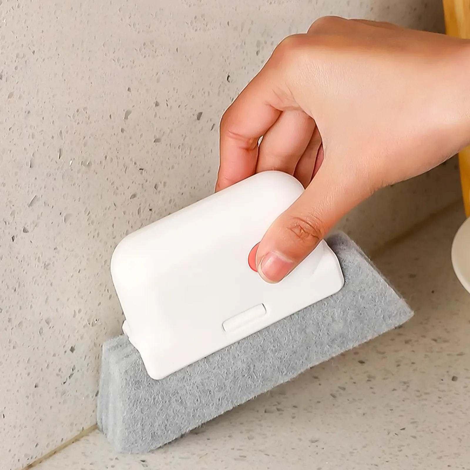1Set Window Track Cleaning Brush for Hard-to-Reach Grooves Sliding Door Tracks Shower Door Rails Sink Drain Gaps Crevice