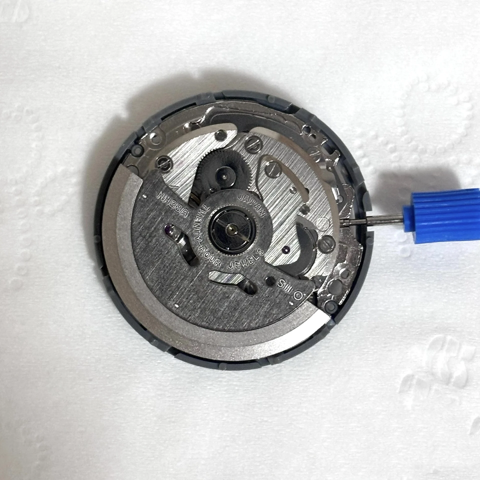Japan Genuine NH38A Movement 24 Jewels Automatic Mechanical Watch Movement No Date High Precision Replacement Watch Parts
