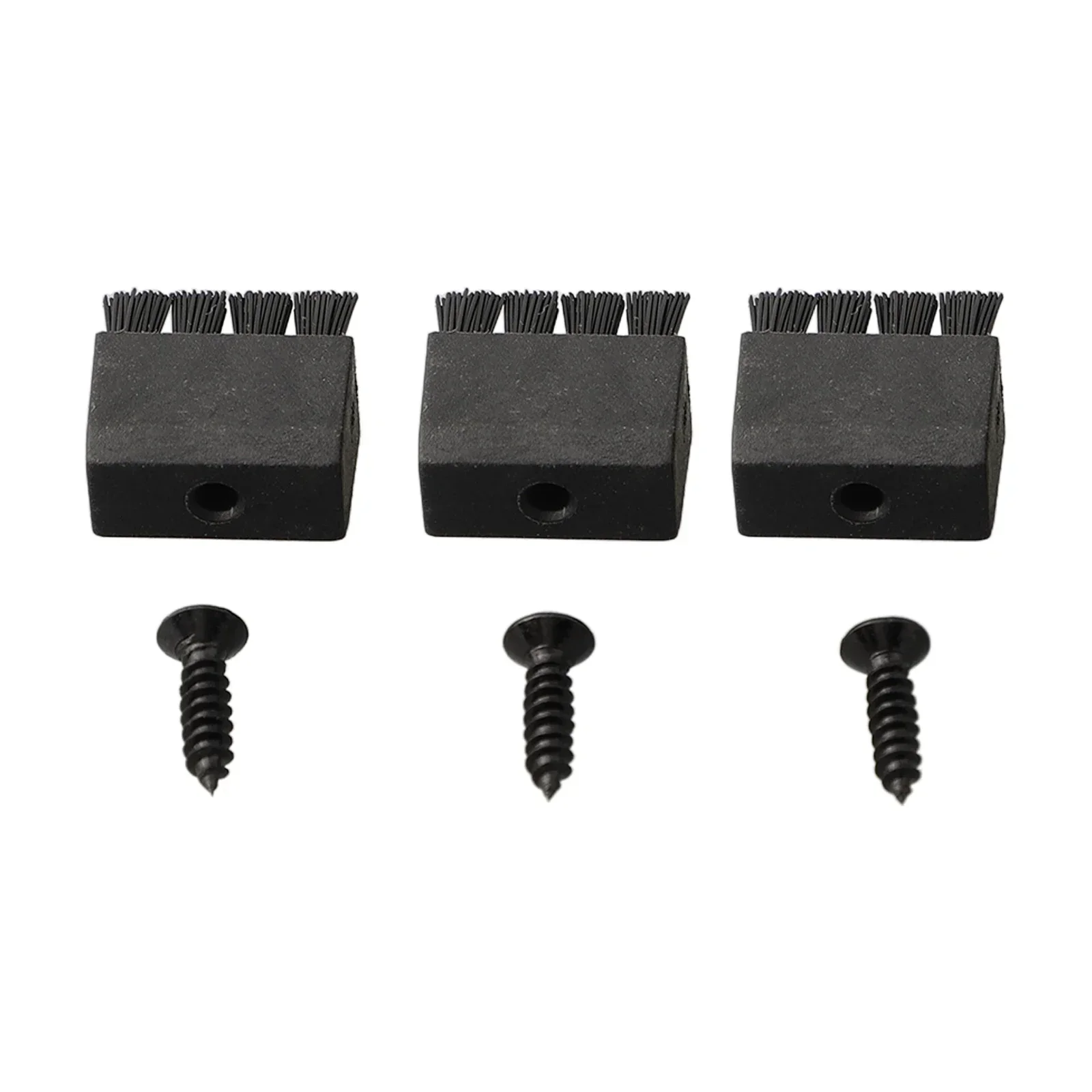 Portable Pratical High Quality New Nice Bow Brush 3pcs Replacement 1.7cm X 1.5cm X 1cm Black For Hostage Arrow