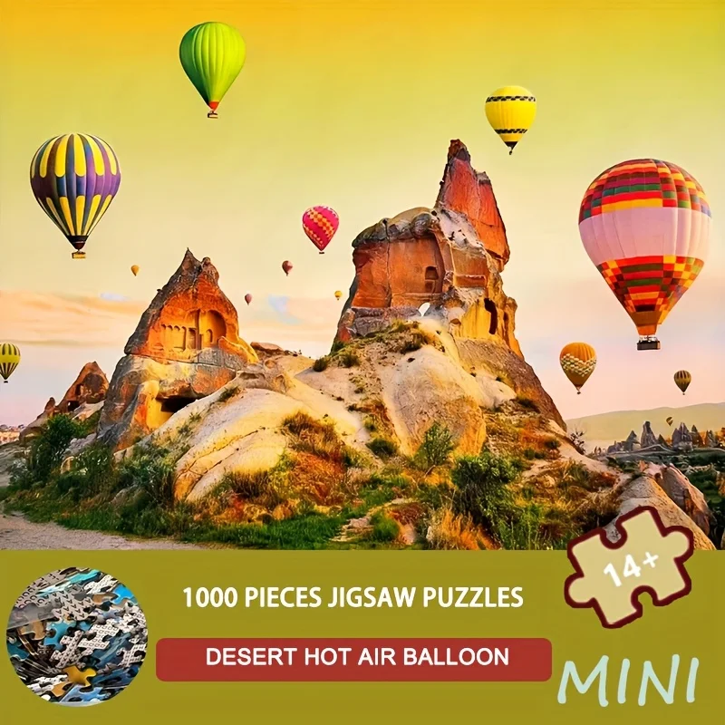 

Пазл с воздушным шаром для взрослых, 22*14 дюймов, 1000 шт., 22x14 дюймов (55,8x35,6 см), романтические рождественские подарки