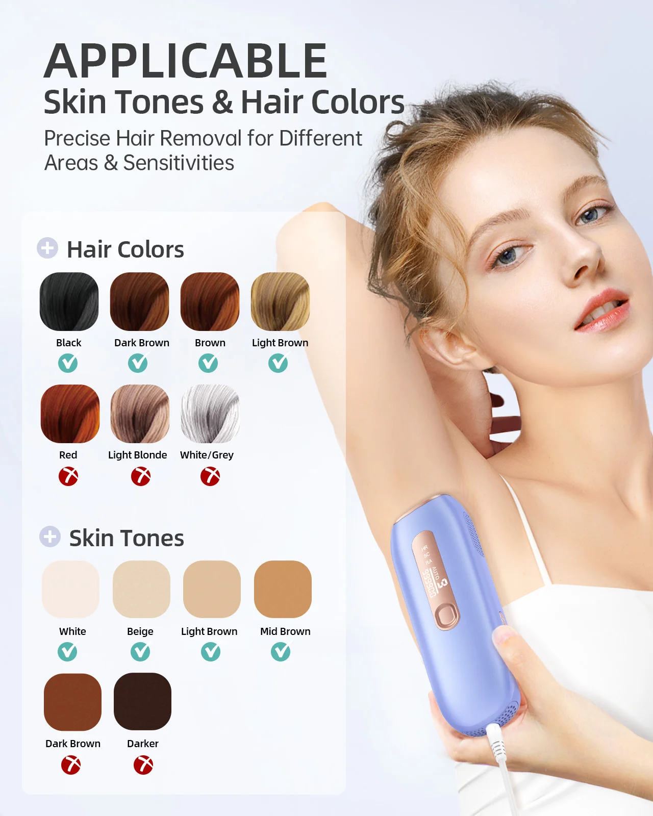 레이저 제모 999999 + 4주 안에 몸과 얼굴에 안전한 모발 감소 효과를 지속적으로 제공하는 IPL 장치 플래시