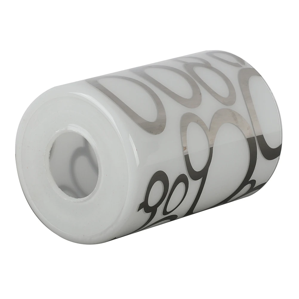 

Сменный стеклянный абажур для светильников 18 см, круглый цилиндр, подвесной потолочный вентилятор, настенное бра, напольный настольный светильник, мягкий