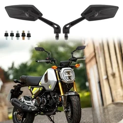 Motorcycle Adjustable Handlebar Rearview Motor Bike Bar End Mirrors for Cafe Racer Scooter Motocross 8/10mm Cycling Accessories