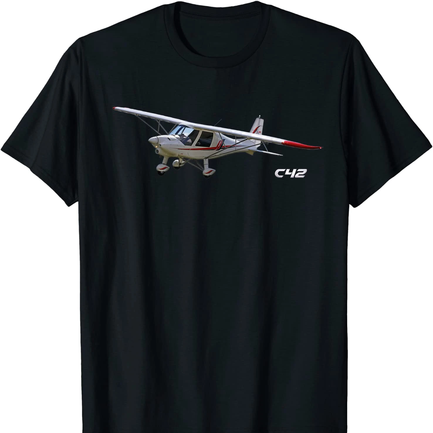 C42 Ultralight Aeroplane Air Sport Pilot T-Shirt 100% Cotton O-Neck Summer Short Sleeve Casual Mens T-shirt Size S-3XL