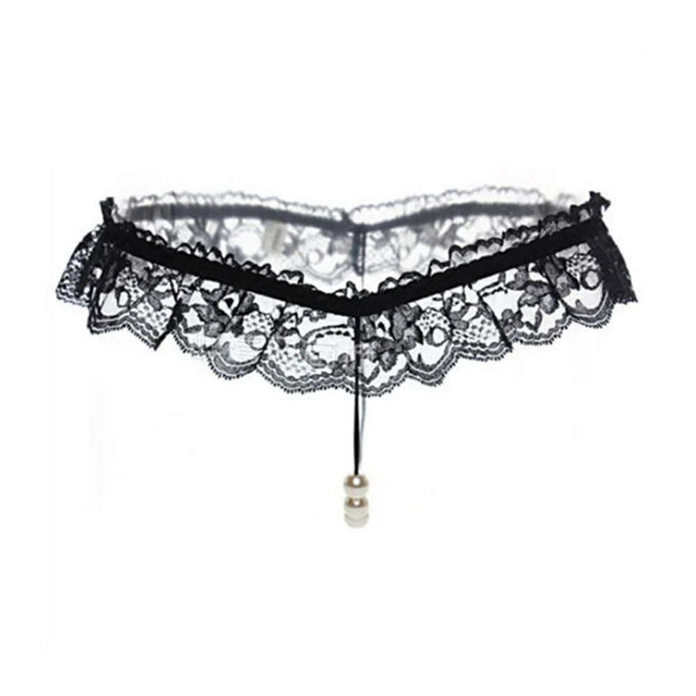 Sexy Ladies Lace G String Underwear Women Embroidery Low waist Thongs Hollow G-String Panties Women Intimates Underpants Female