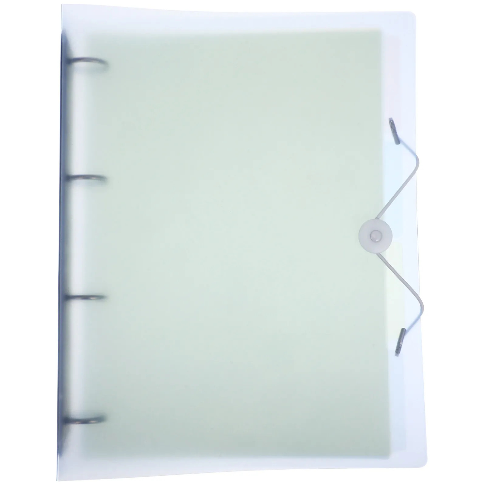 

Portable Hard Plastic Loose Leaf File Binder Cover Notebook Shell Document Organizer Colored File Folders Check Binder
