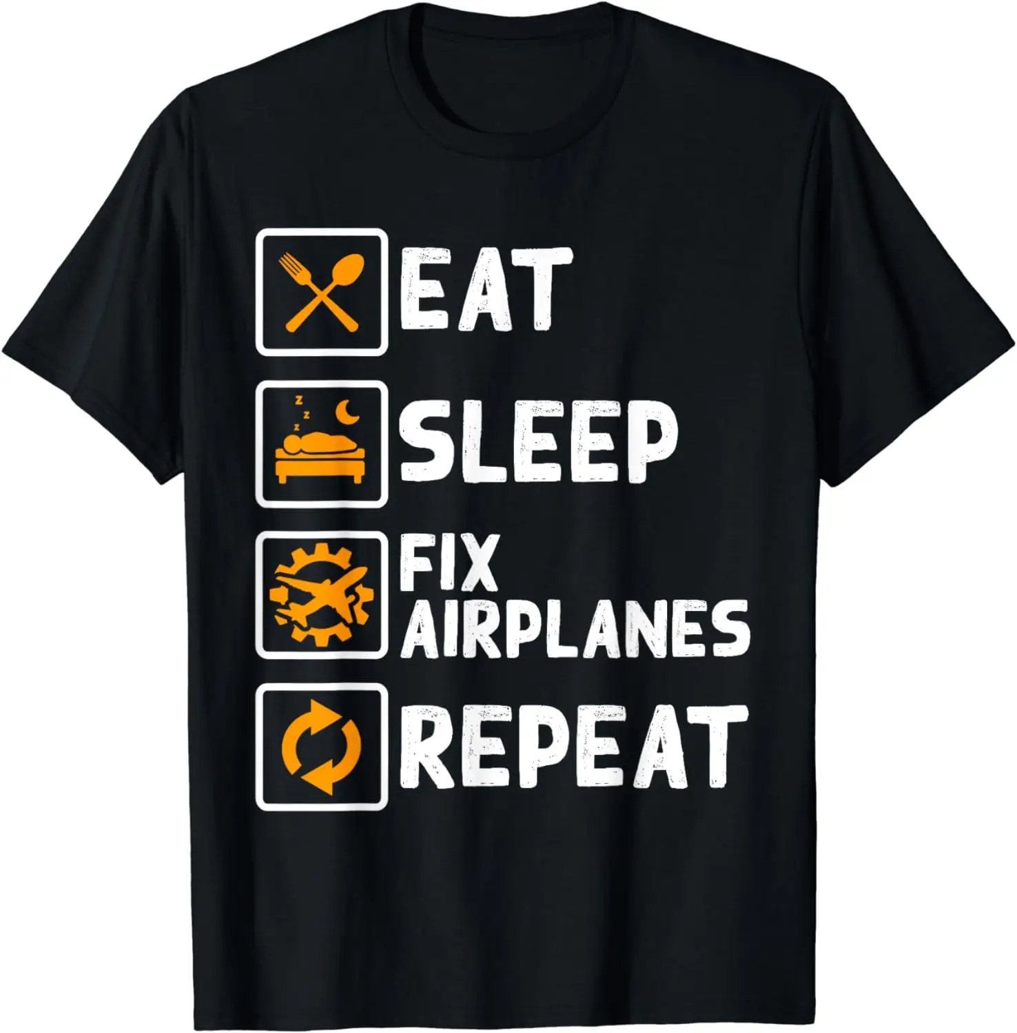 Funny Airplane Mechanic Aircraft Aviation Technician Gift T-Shirt  Men Clothing Tops  Streetwear  Graphic T Shirts  Ropa Hombre