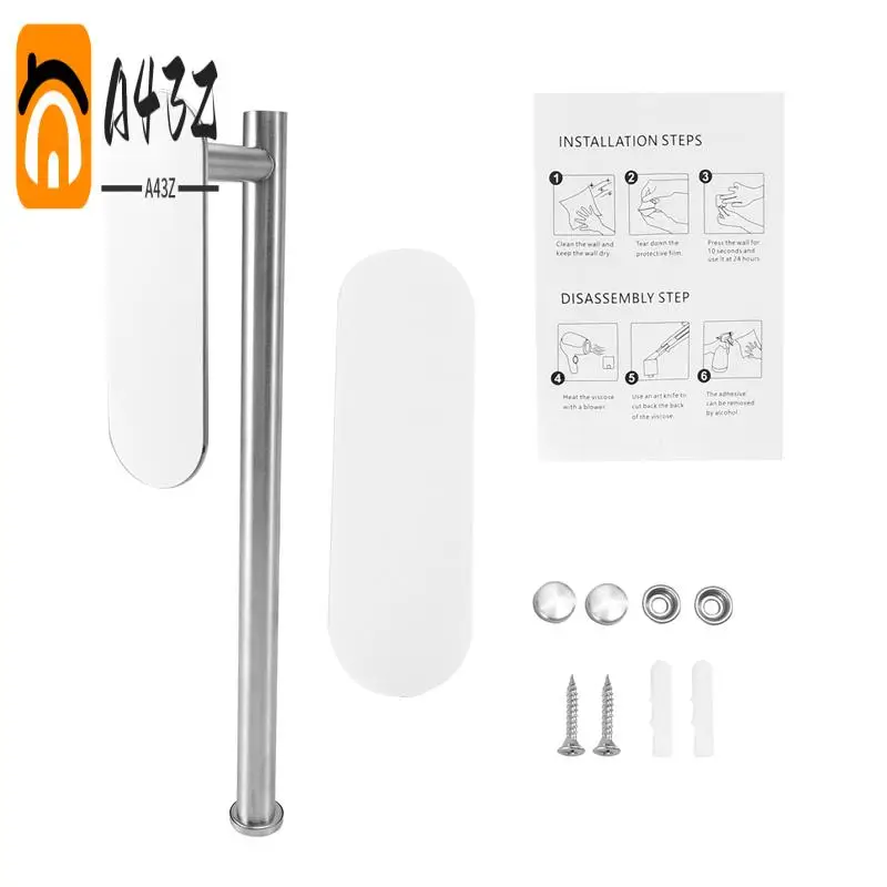 

A43Z-Paper Towel Holder- Self Adhesive Or Drilling Under Cabinet Sticky Paper Towel Holder Wall Mount For Kitchen Bathroom