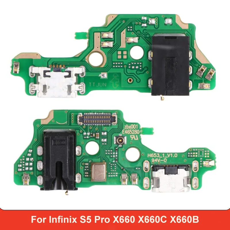 USB Charging Dock Board for Infinix S5 Pro X660 X660C X660B Charger Port Connector Flex Cable Repair parts