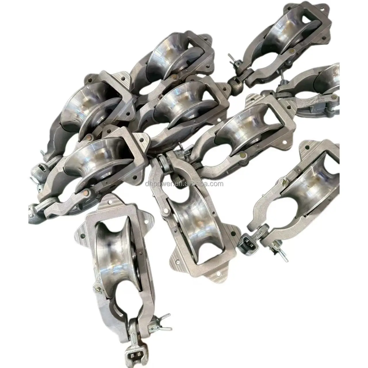 2026 Donghuan SH10TY OEM Quality Aluminum Single Hanging Universal Stringing Pulley Block 10KN Rated Load for Head Insulator Str