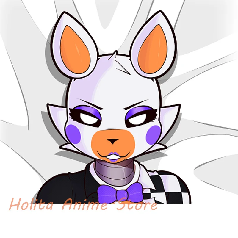 Dakimakura Anime lolbit (fnaf) Double-sided Print 2WAY Life-size Body Pillow Cover Pillowcase