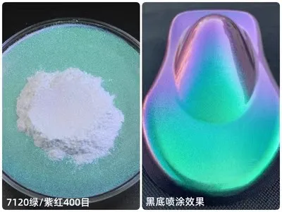 25 جرام قزحي الألوان الأبيض شبح الحرباء الصباغ Colorshift مسحوق صباغة طلاء السيارات-تأثير تحويل متعدد الألوان #5