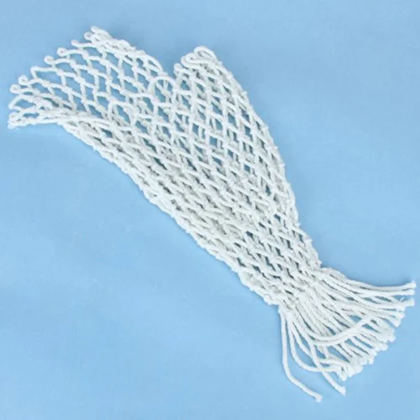 

6Pcs Snooker Table Bag Durable Cotton White Net Replacement Pool Table Pocket Bags Fits 2inch Balls Snooker Pool Net