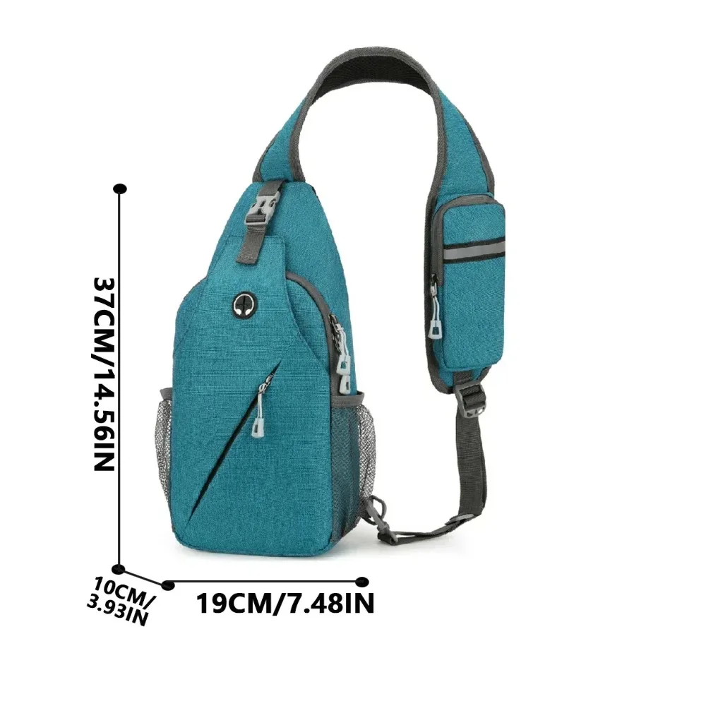 패션 스포츠 레저 크로스백 나일론 방수 소재 휴대폰 동전 서류 수납 가방 다층 가방