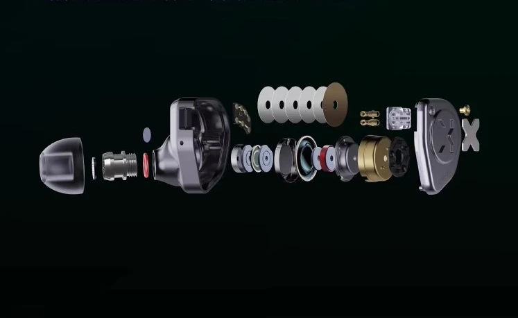 

SIMGET EW300 One Dynamic Coil One Flat Panel One Piezoelectric Ceramic HiFi Wired Headset Can Change Wire Game