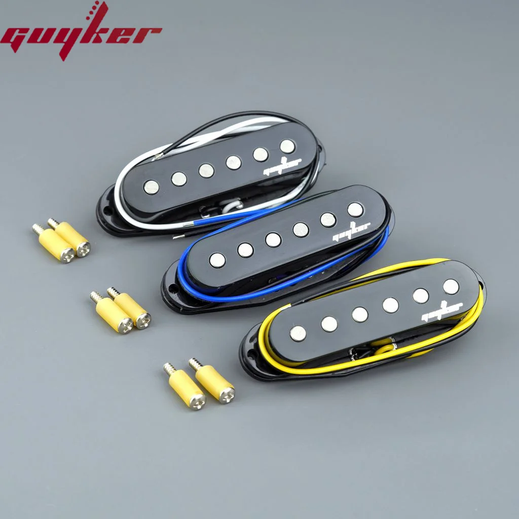 GUYKER Alnico V Three Single Coil Guitar Pickups Electric Guitar Pickups For ST Guitar