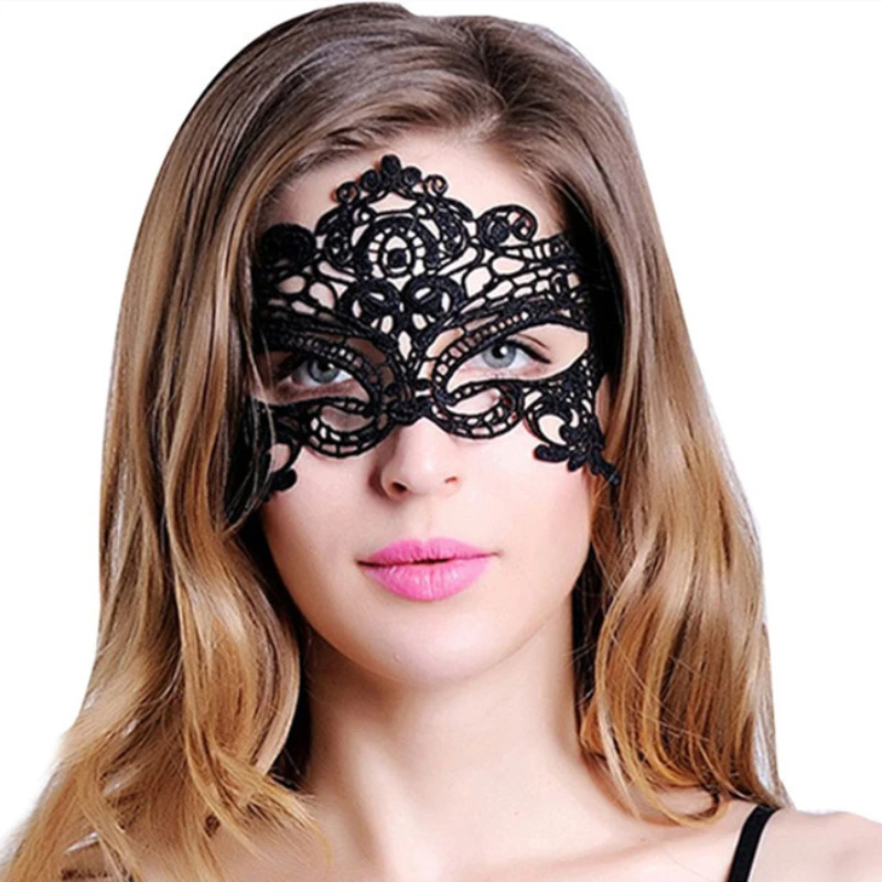 Masque demi-visage en dentelle avec oreilles de lapin, bandeau de sauna avec voile, Rhde promo, masade Tim, sexy