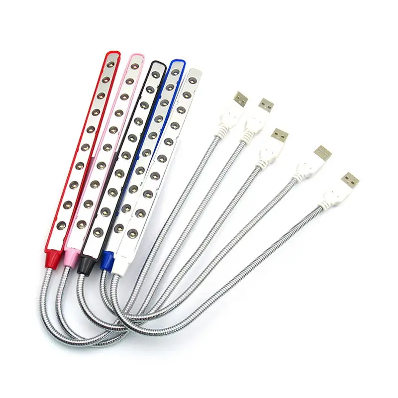 1 pz USB LED Light Lamp Notebook colore perfetto Strong Light Computer Eye Protection Light Usb Light Metal 10 Light