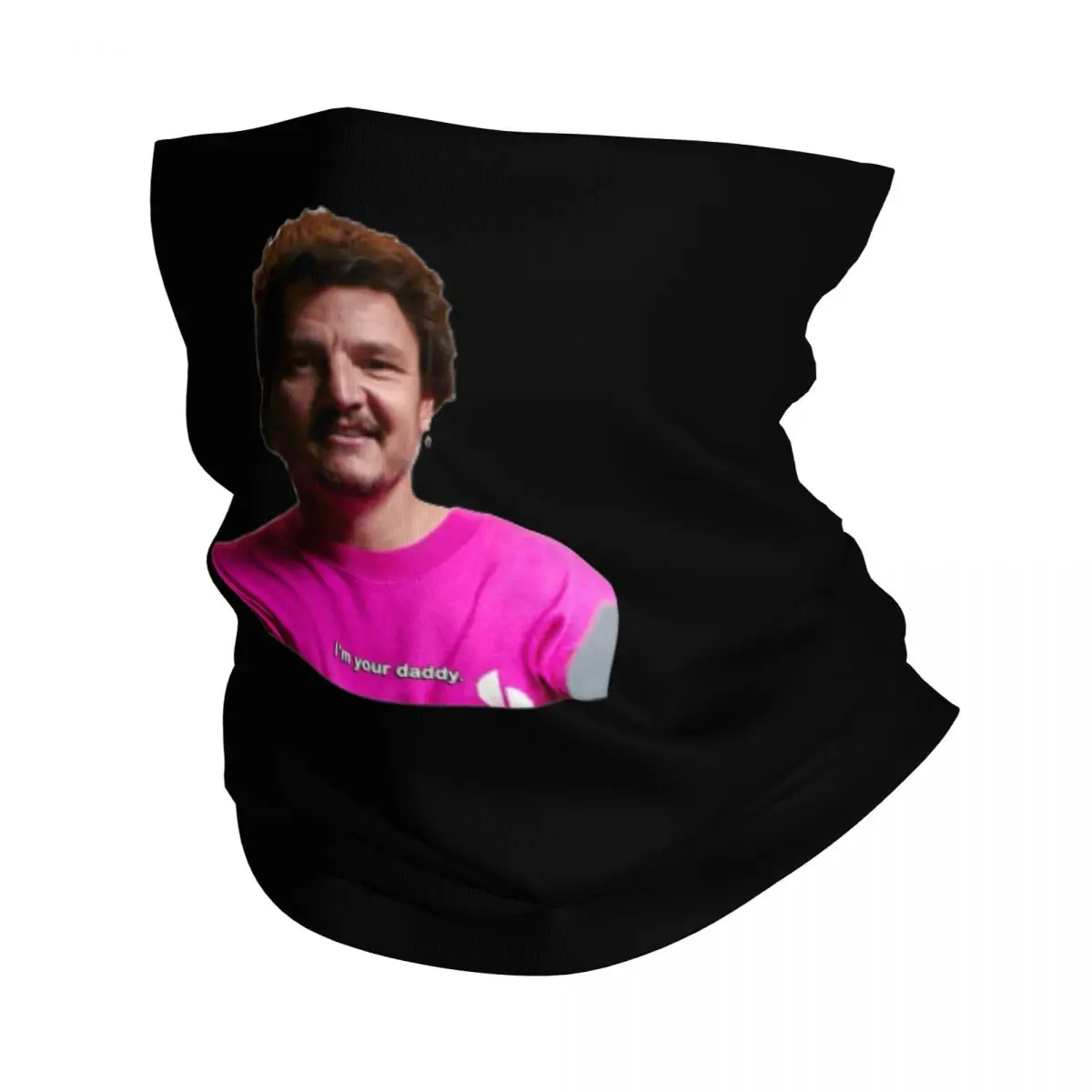 Pedro Pascal Actor Bandana Neck Gaiter Printed Balaclavas Mask Scarf Multifunctional Headwear Running Unisex Adult Windproof