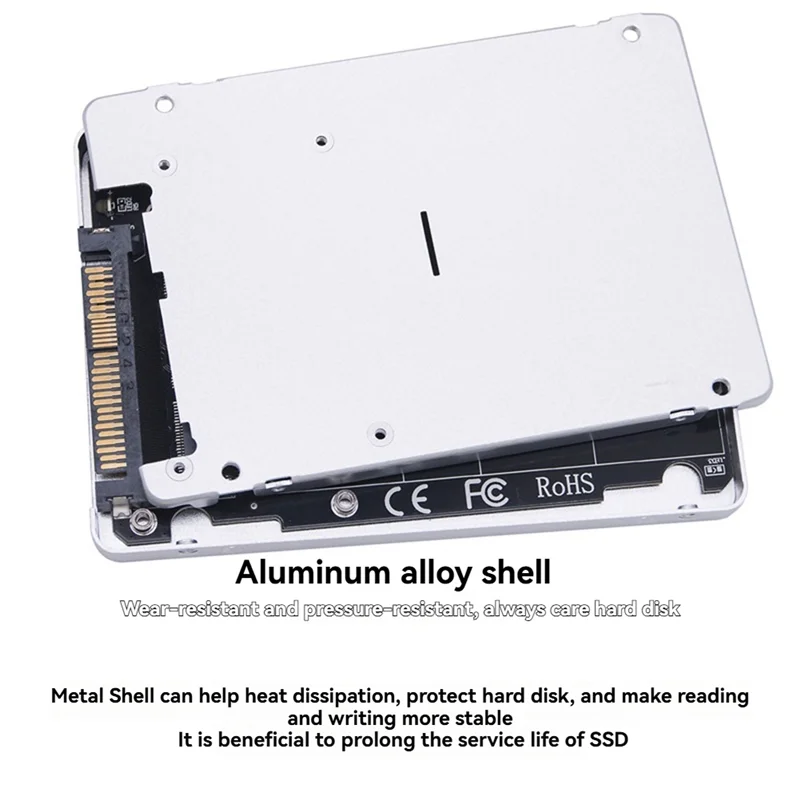 M.2 SSD Ke Kartu Adaptor U.2 M.2 Nvme NGFF SSD Ke PCI-E U.2 SFF-8639 PC-E3.0X4 M2 Konverter Adaptor untuk 2230/2260/2280