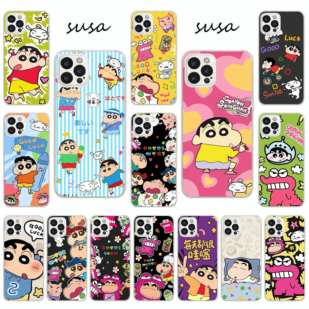 Soft Case For LG K52 K62 K42 G8 G8X K118 K11 K10 K22 K40 K12 X4 K40S K41S V60 ThinQ5 Plus KK-12 Cartoon M-Crayon Shin-chan