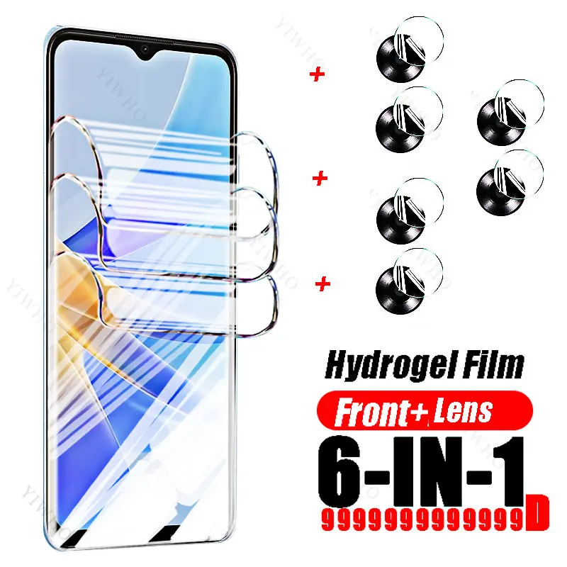 Back Hydrogel Film for OPPO A17 A17K Screen Protectors Protective Phone Camera Lens Glass Film A 17 K OPPOa17 Front Safety