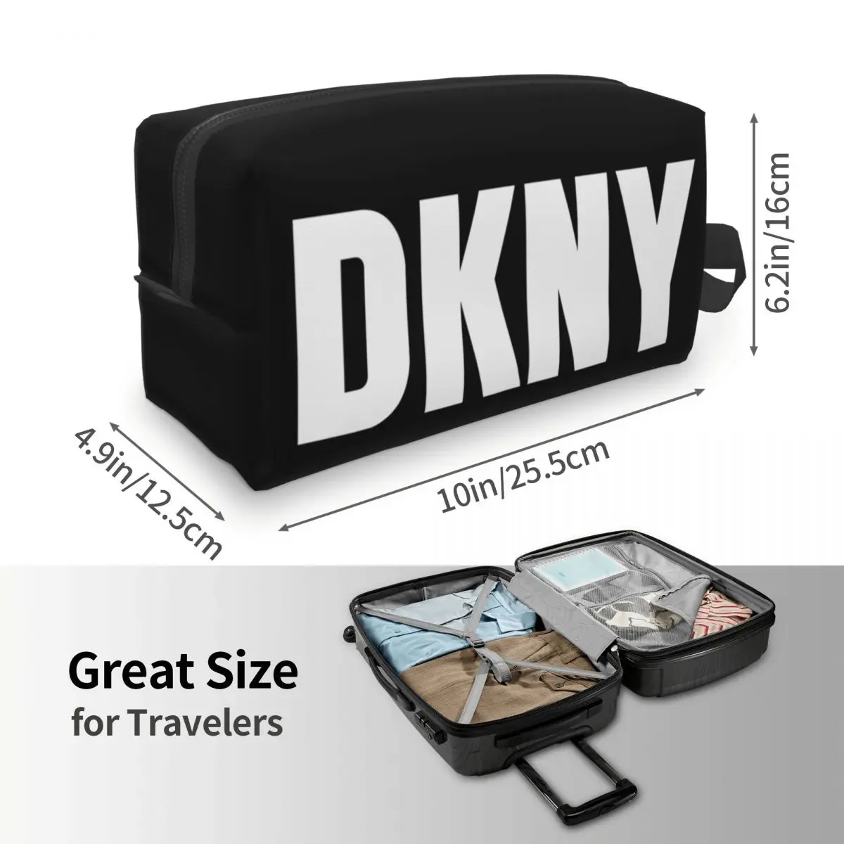 Fashion DKNYs Makeup Bag Stylish Accessories Girl Cosmetic Bags Zipper Toiletry