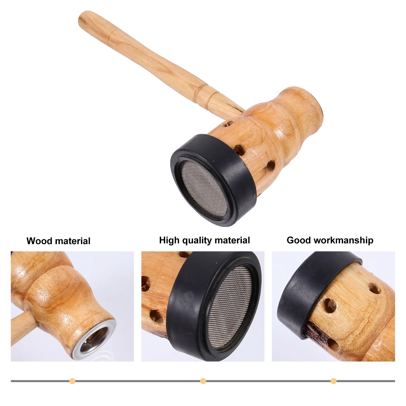 Moxibustion Device Wooden Tool Gourd Massage Burner Hand Held Massager Moxa Supply Handheld Can