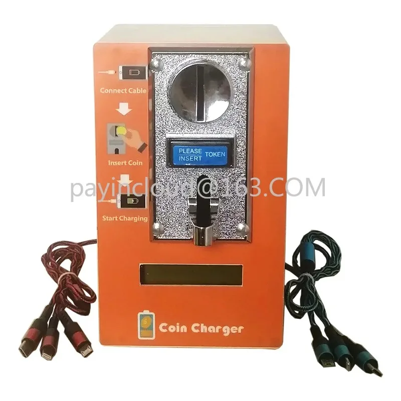 Tecnologia 3 in 1 USB Charger Cable Cheap Coin-Operated Phone Mobile Charging Vending Machine Charger Service in Restaurants
