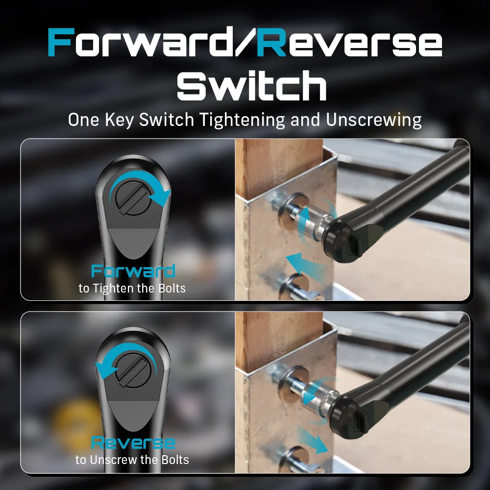 SEESII 3/8 "مفتاح ربط بسقاطة لاسلكي 55Nm مفتاح كهربائي مع 6" ممتد 12 فولت مفتاح ربط زاوية قابل لإعادة الشحن أدوات إصلاح السيارات الكهربائية #4