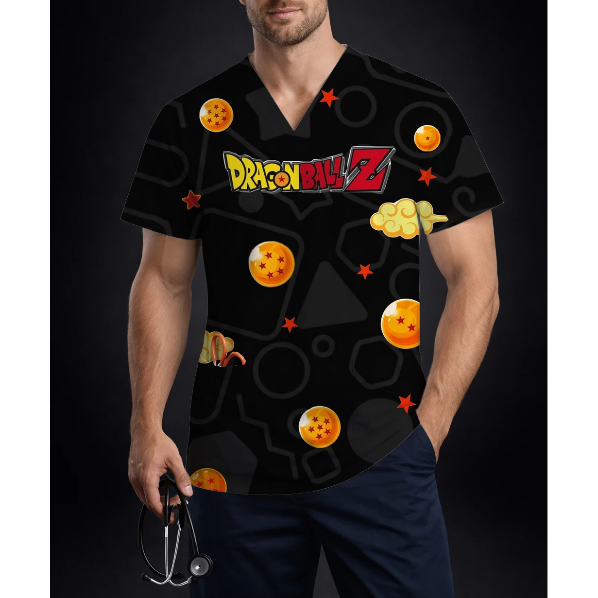 Kaos Seragam Perawat Pria Musi - Anime Cosplay Shop ulasan dan harga