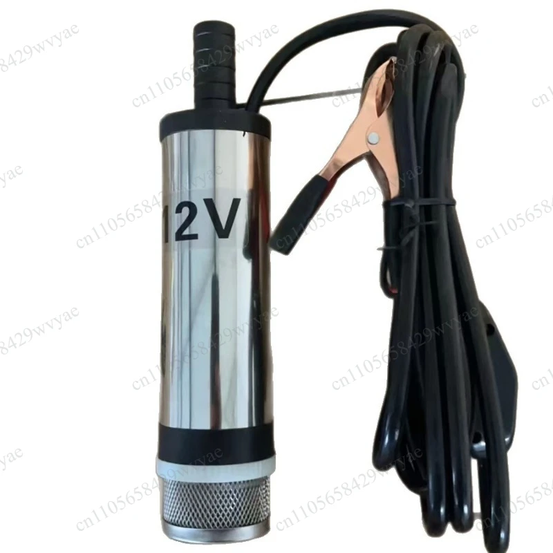 Vehicle Mounted Mini DC Self-Priming Transfer Pump 12V/24V, Portable Fluid Extractor for Diesel Fuel and Engine Oil