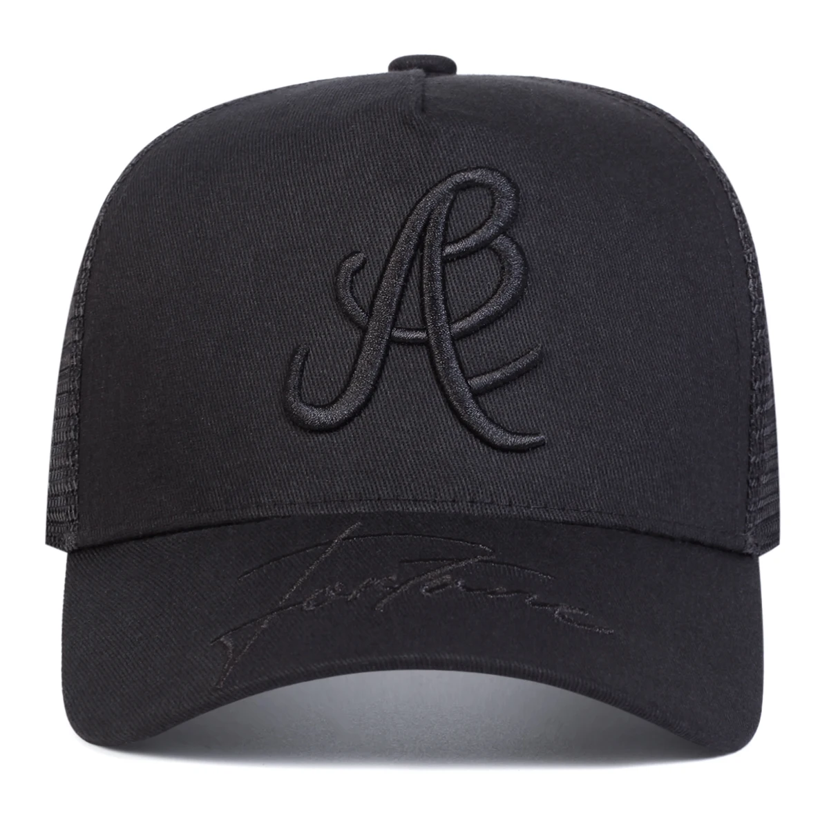 Unisex Personality Letter Embroidery Side Flame Baseball Net Caps Spring and Summer Outdoor Adjustable Casual Hats Sunscreen Hat