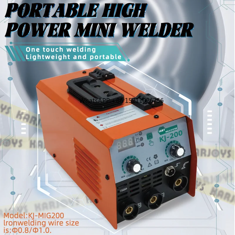 Portable 110v/220v MIG Welder Gasless 160 Welding Machine with Para Cable Flux for Body Repair Equipment