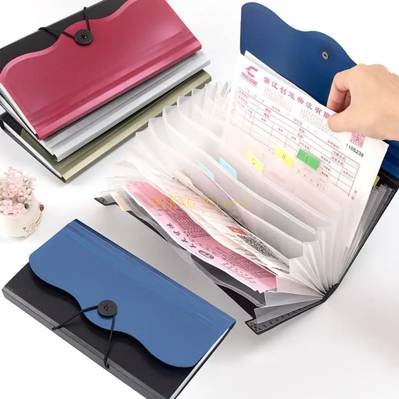 소형 파일 지갑 B5 영수증 케이스 다층 파일 정리 폴더 Waterpro 베스트 세일