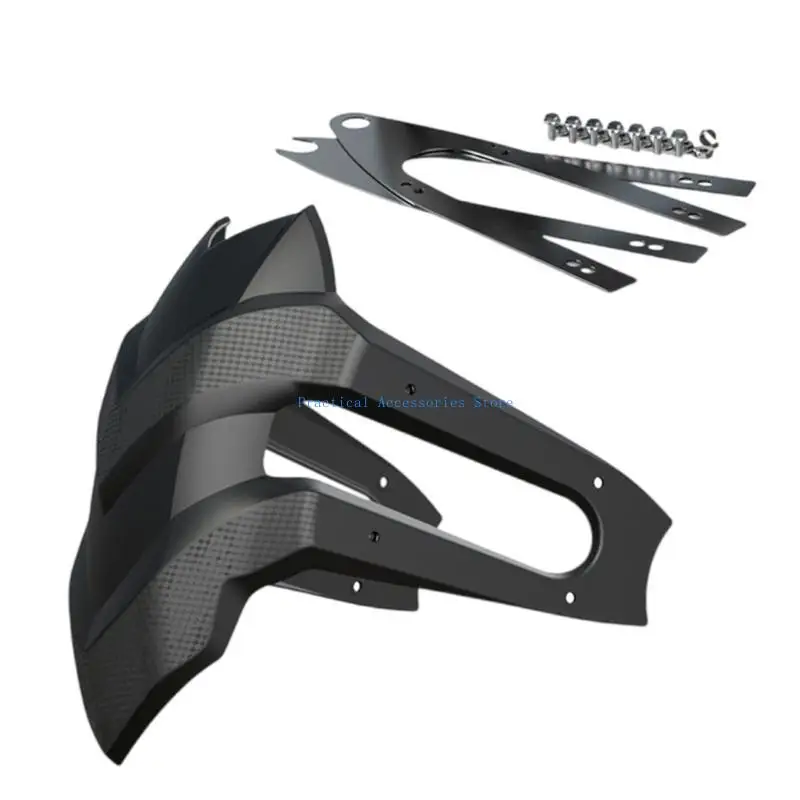 

U75E All Weather Motorcycle Mud Flap for Clean Vehicle Protections Bike Mudguard for Effective Splash Reduction on Wet Roads