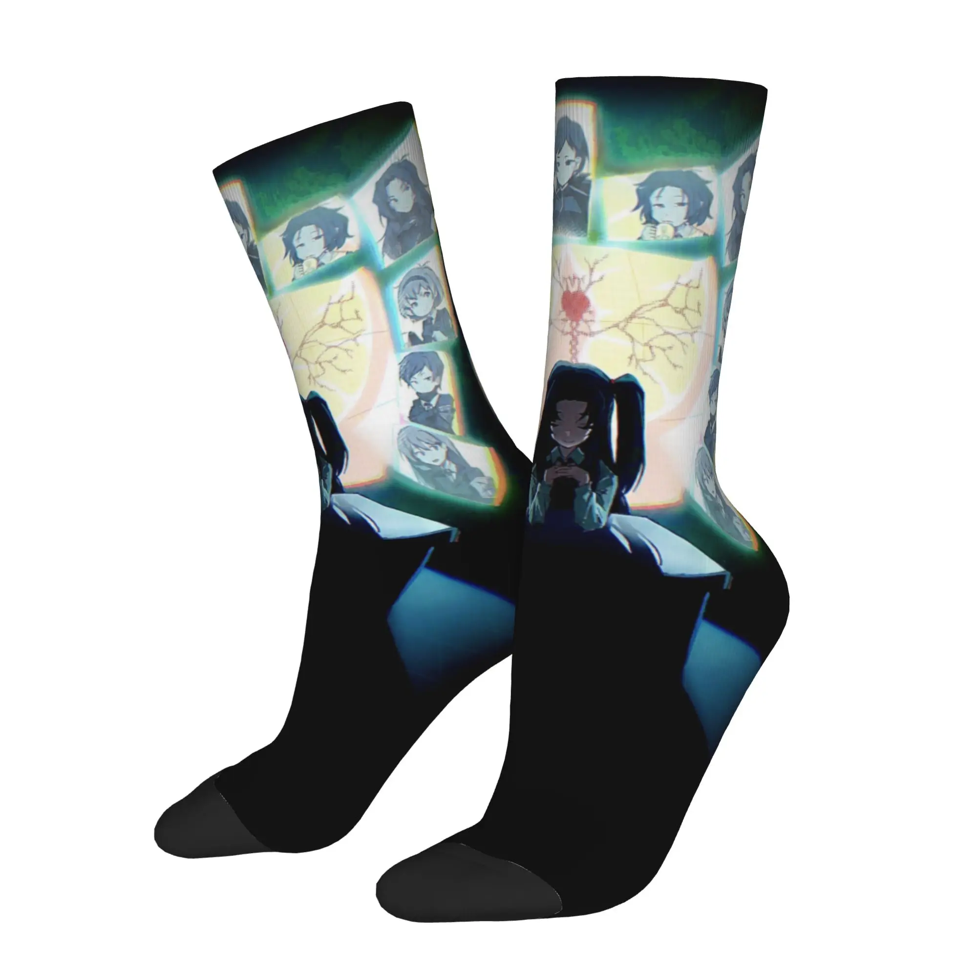 Limbus Company Project moon Accessories Men Women Socks Cozy  Sport Crew Socks Cute Birthday Gifts Idea