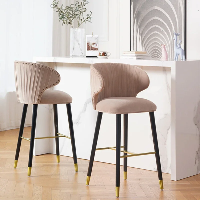 

Modern Party Bar Chair Minimalist Restaurant Kitchen Office Accent Chair Vanity Gaming Sillas Para Comedor Furniture Home