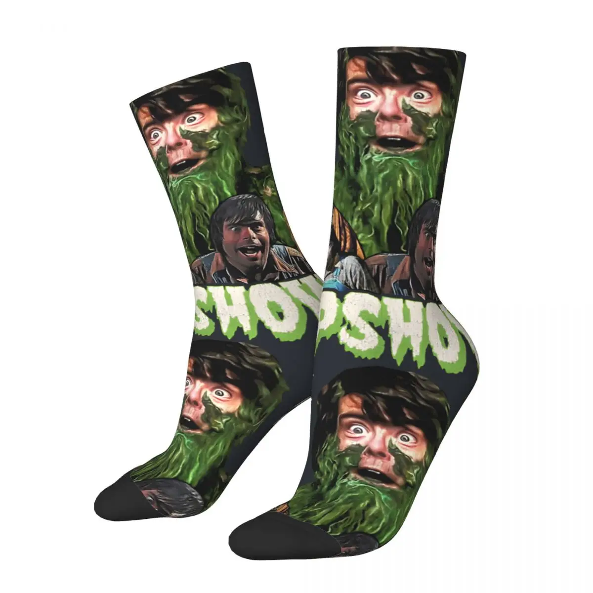 

Crazy compression Creepshow Jordy Verrill Sock for Men Harajuku Creepshow Seamless Pattern Crew Sock Novelty
