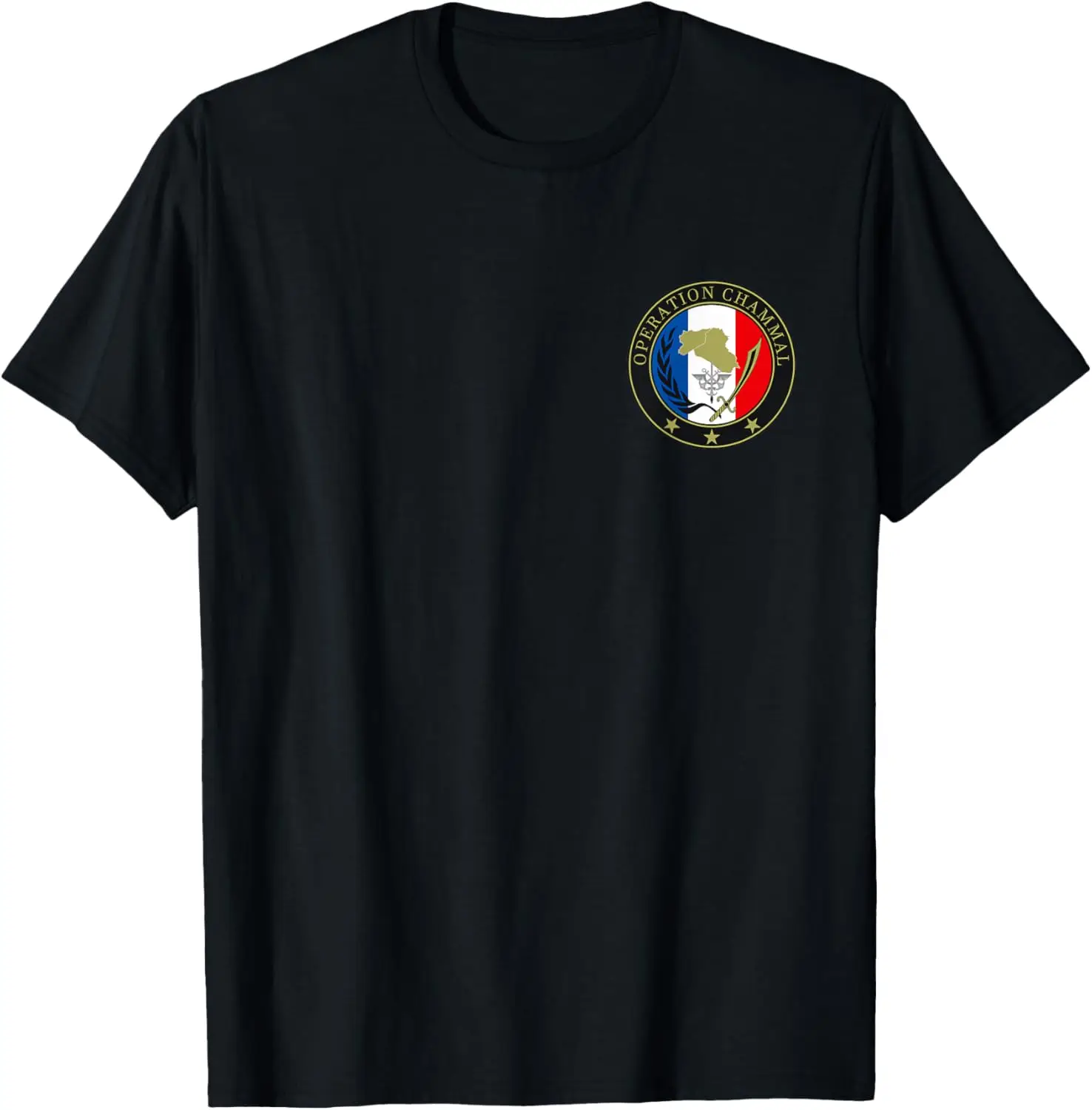 Opération Chammal Militaire French Military Operation T-Shirt Short Sleeve Casual 100% Cotton Men Shirt