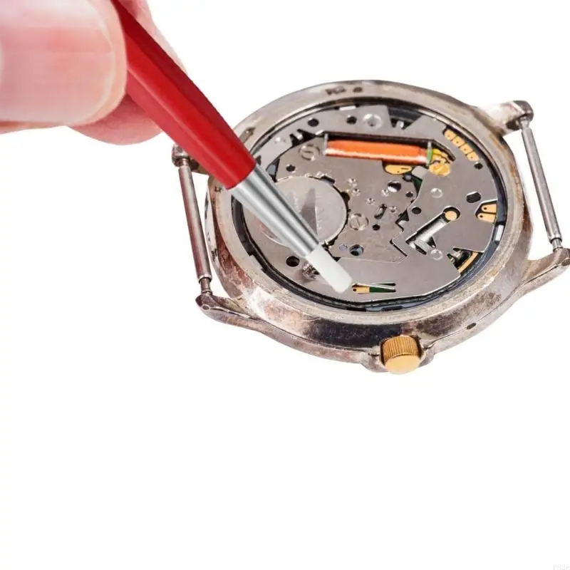 P82E 3pcs Pinselstift Set Glasfaser Rostentfernung Reinigungsstift Uhr Elektronisch