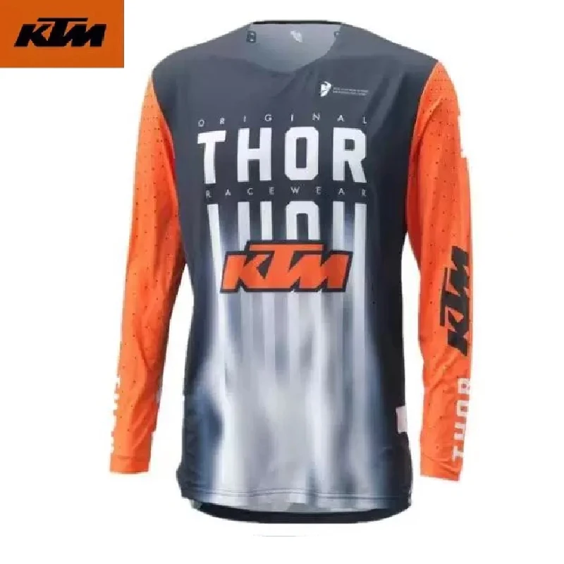 

KTM F1 Team Racing Motorcycle Shirts Off Road Hd Speed Drop Suit Riding Suit Mountain Bike Long Sleeve Outdoor Sport T-Shirt