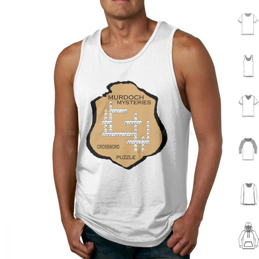 The Detective Solved The Puzzle ! Tank Tops Print Cotton Murdoch Mysteries Murdoch Julia Ogden William Murdoch George