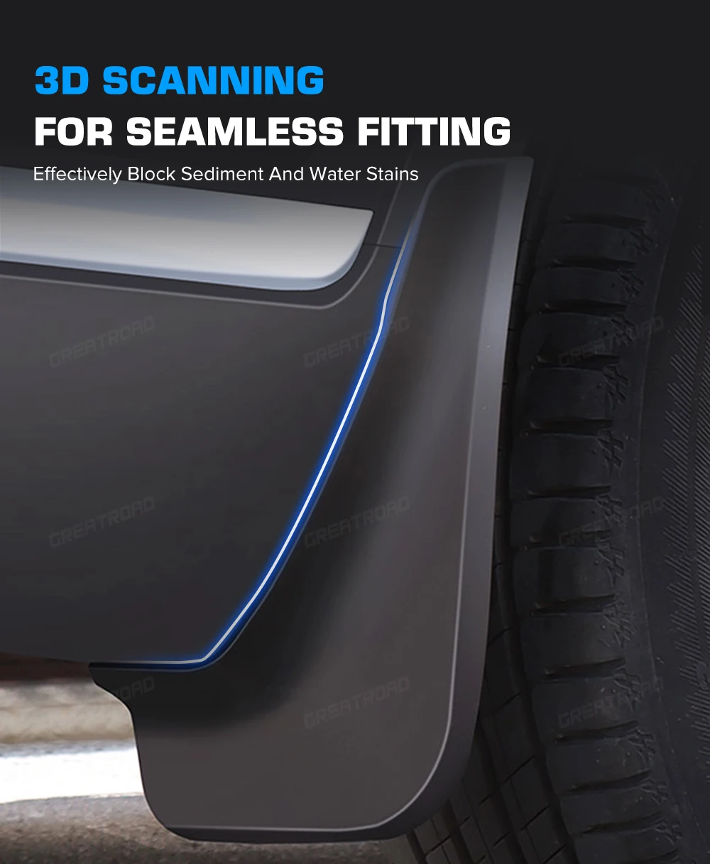 Für Toyota Yaris 2014-2019 2015 2016 2017 2018 Kotflügel-Schmutzblenden Spritzschutz Schmutzschutzblenden Auto-Zubehör – Detail 1