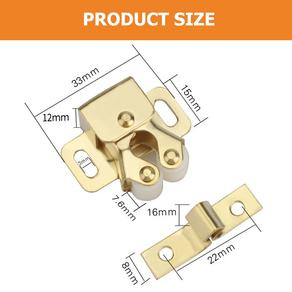 

20 Pcs Door Clip Cabinet Fastener Spring Catch Marine Cupboard Latches Catches and