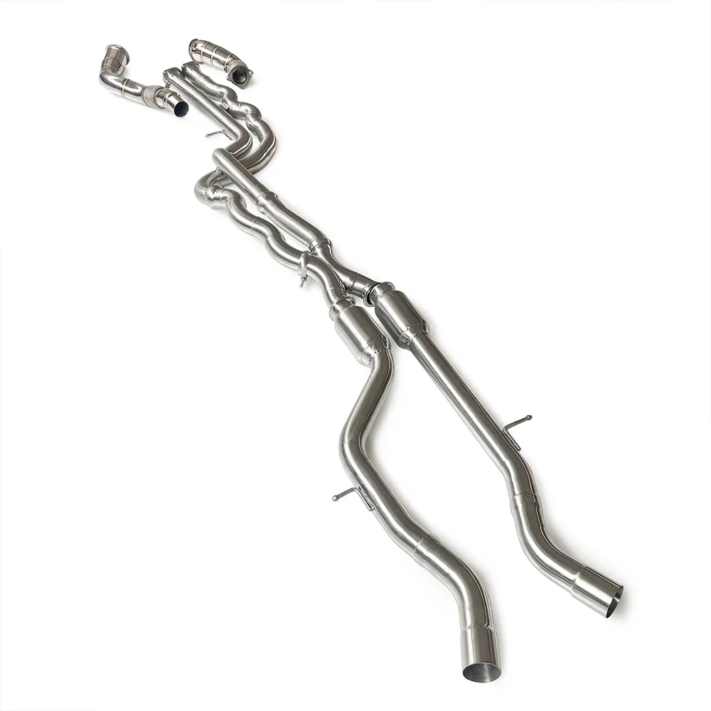 Stainless Steel Auto Exhaust Pipe Suitable for M3/M4 F80 F82 3.0T 2014-2019 Equal Length Middle Pipe with Straight Header
